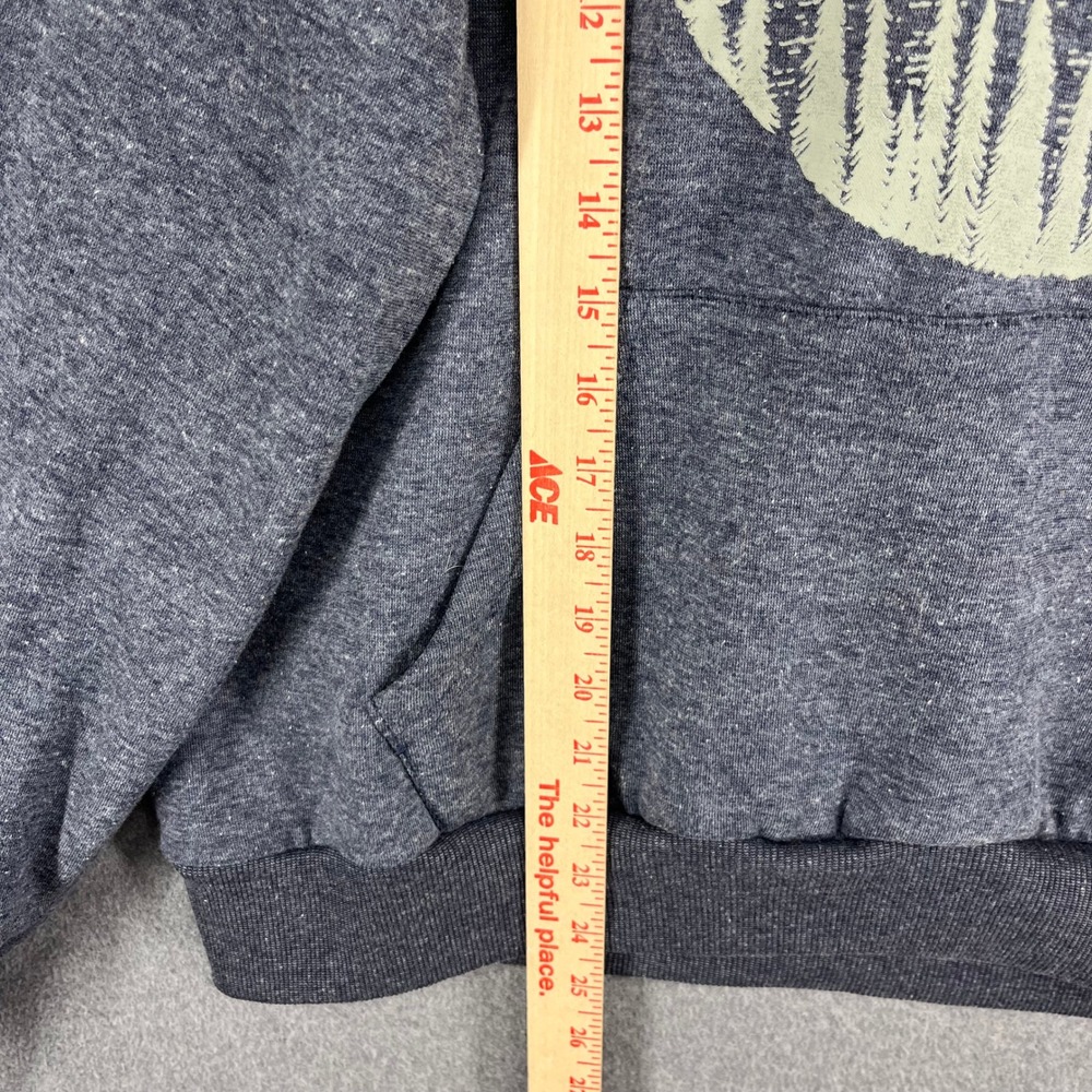 Berkley Jensen Men's Grey Mountain Sun‎ Graphic Hoodie Pullover Size XL - Picture 7 of 14